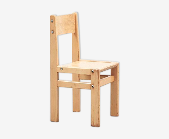 Chaise enfant en bois hêtre
