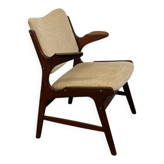 Fauteuil Lounge Mid Century par Hans Olsen années 50