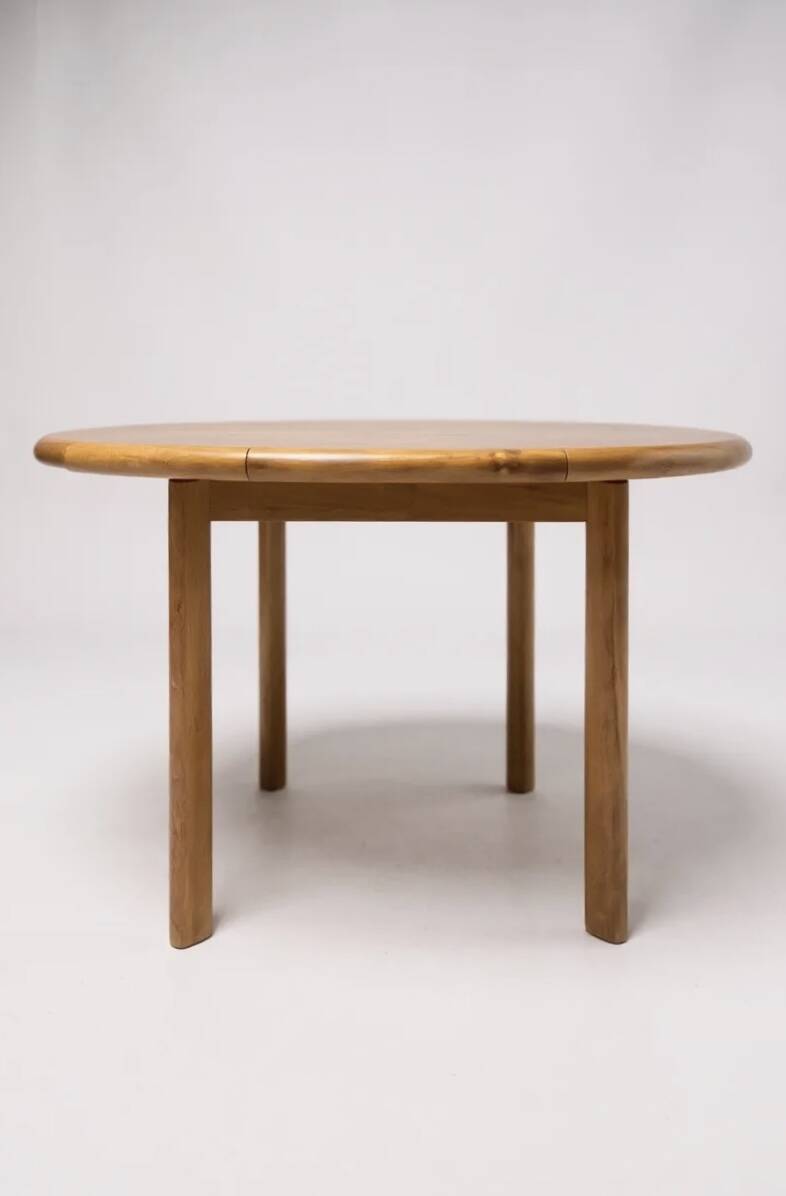 Table ronde extensible vintage Pierre Seltz