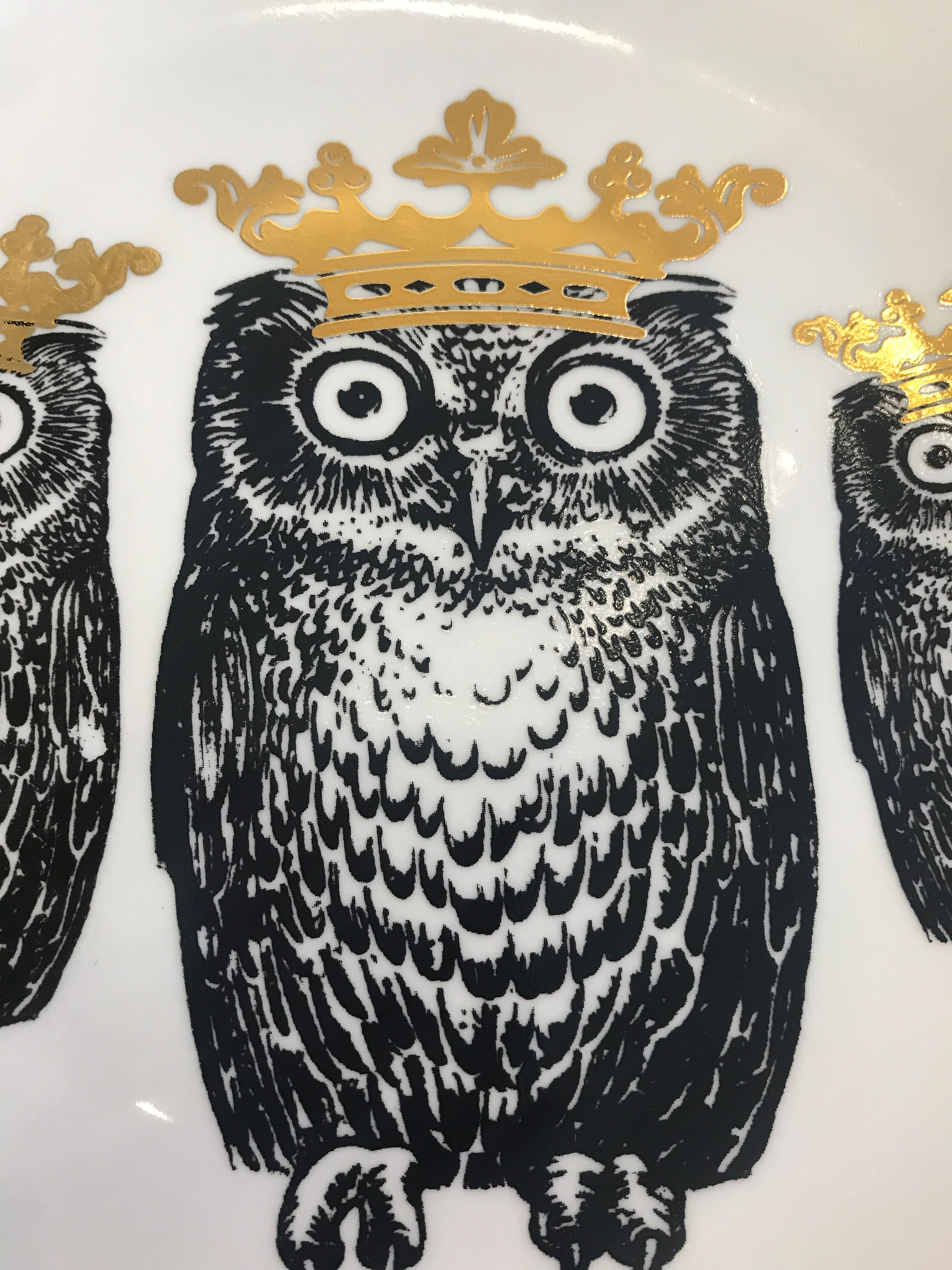 Owl plate