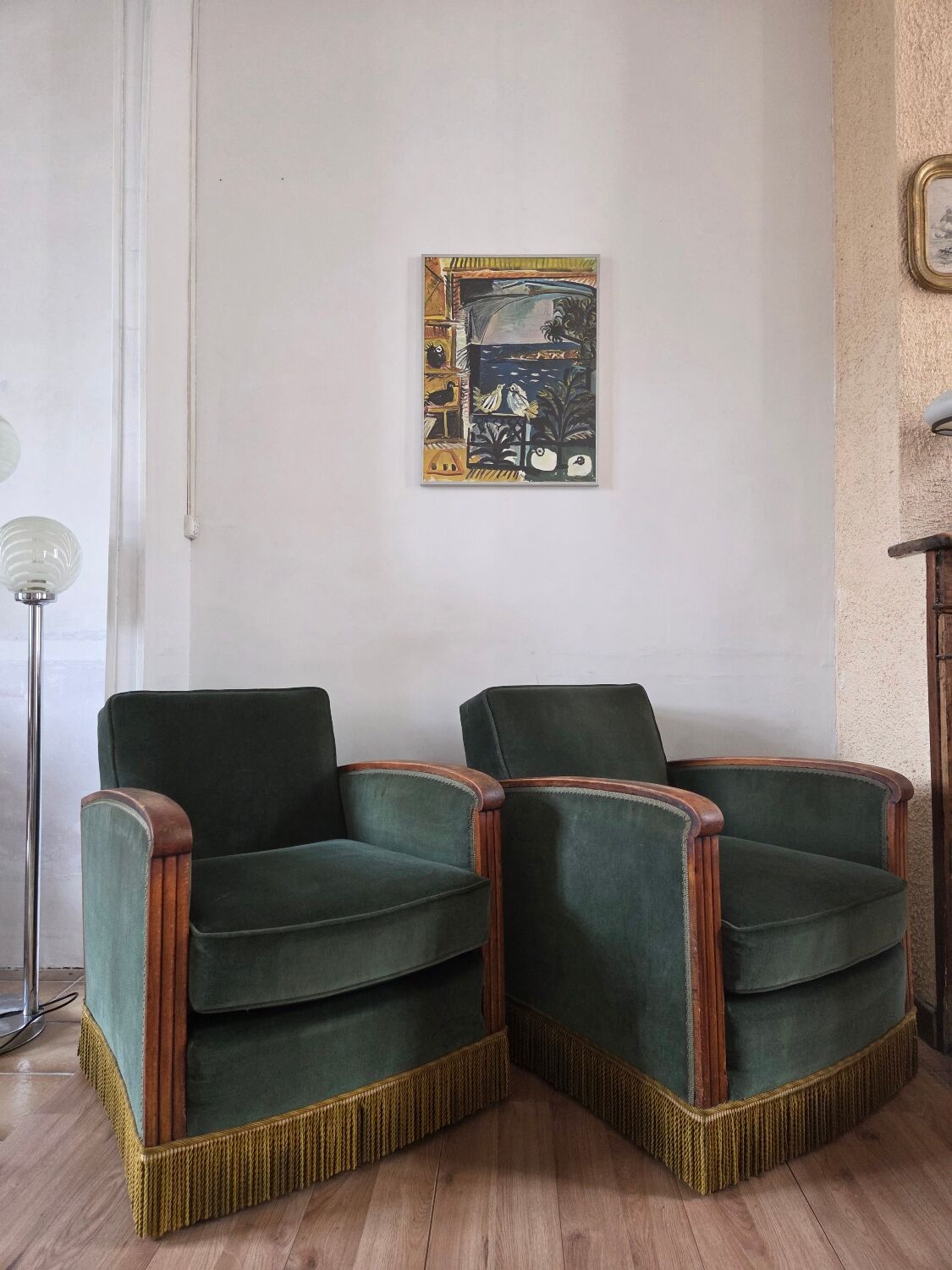 Paire de fauteuils Art Déco