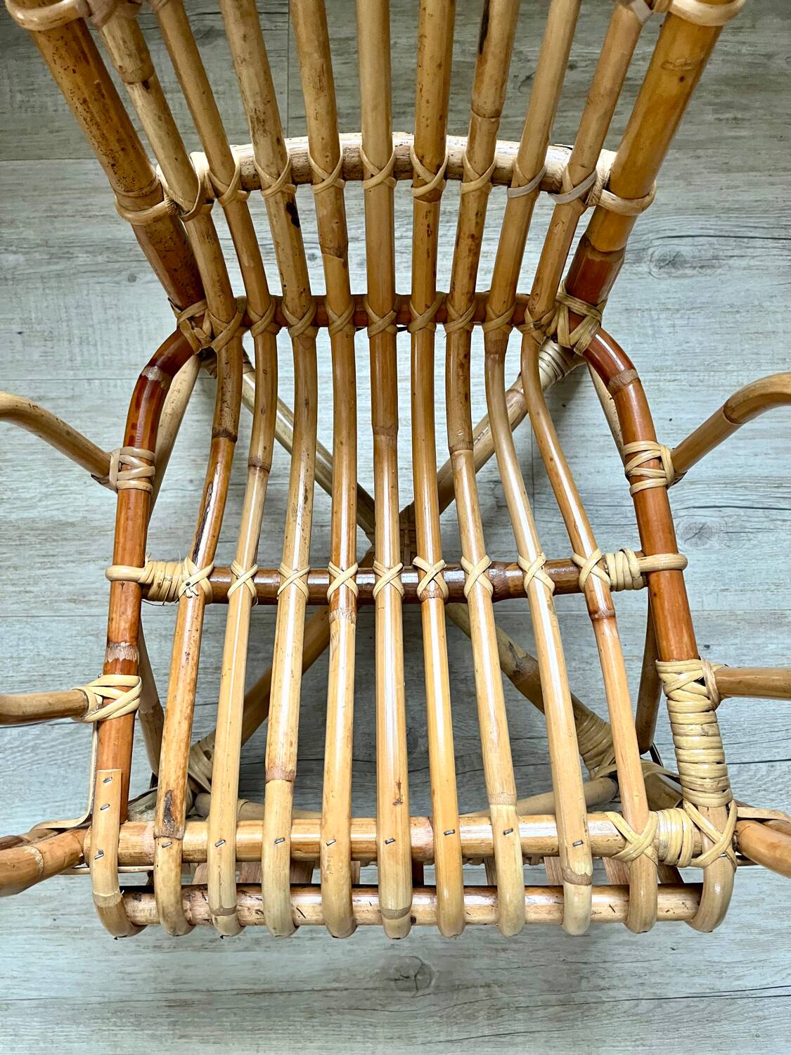 Child's rattan armchair