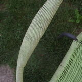 Pair of scoubidou armchairs from the 60s