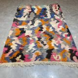 Tapis laine multicolore berbère 195x305cm