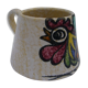 Vintage ceramic pitcher with rooster decoration