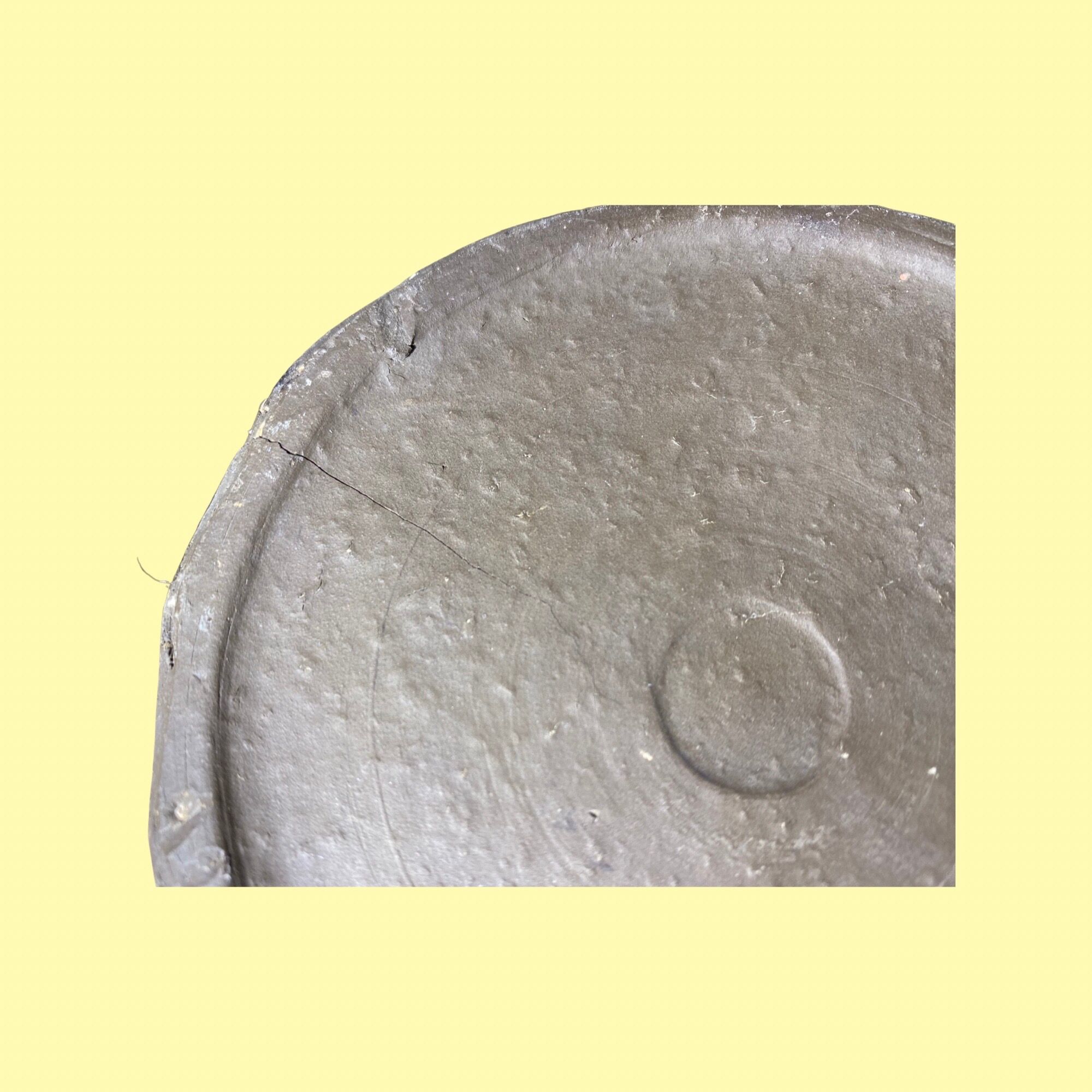 Set of 2 handmade ceramic vintage bowls | made by 'freddy kunsthøjskolen holbæk in 1966