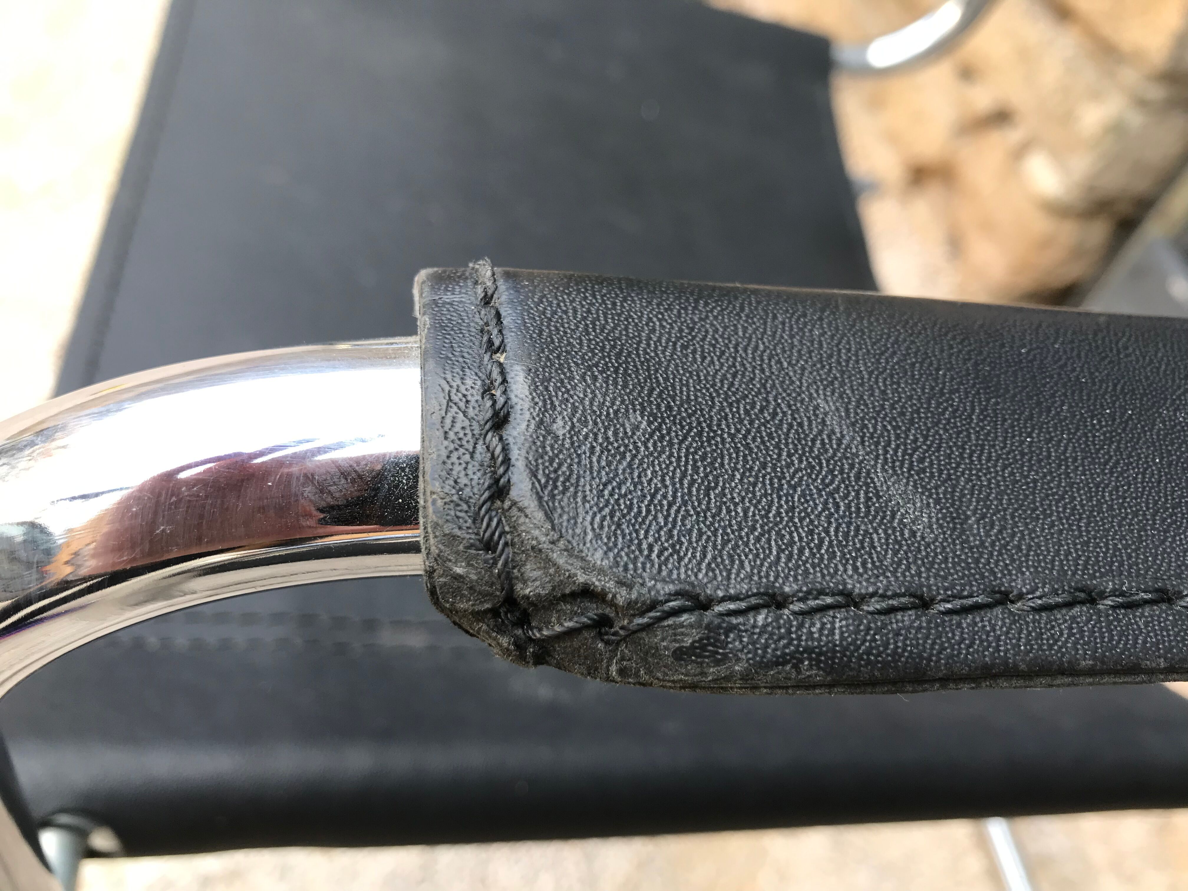 Pair of leather chairs