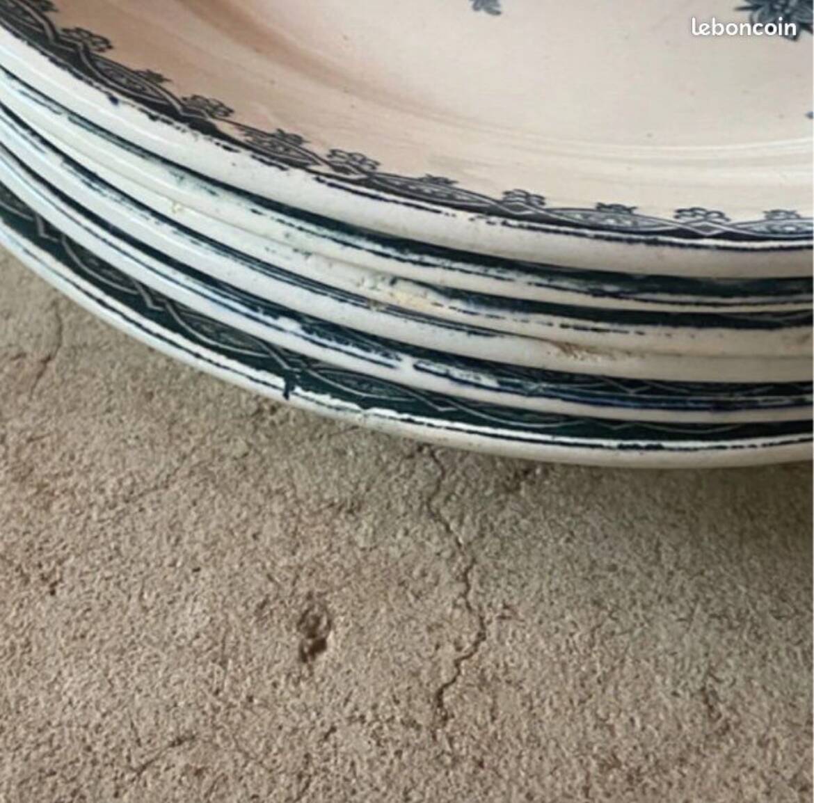 Margot Ironstone Flat Plate Set