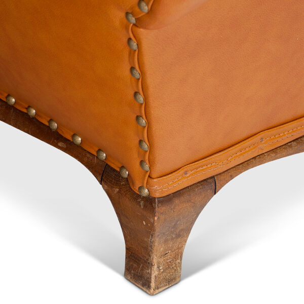 Paire de fauteuils Club Moustache cuir