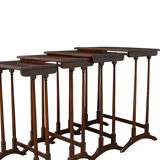 Fine Quartetto Nest Of Mahogany Tables