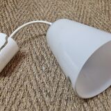 Handmade white opaline suspension