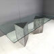 Vintage brutalist dining table, 1970s