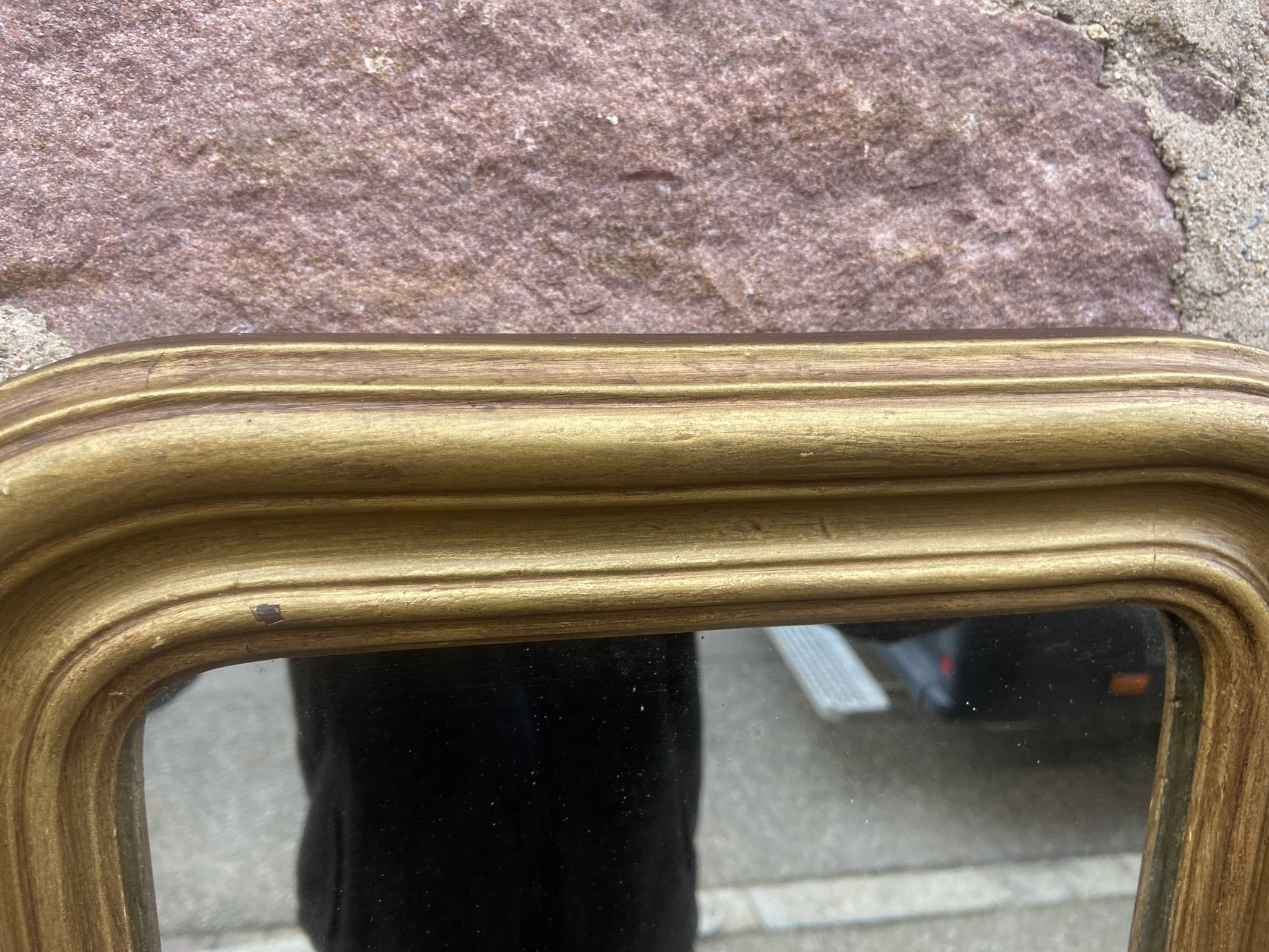Vintage mirror mirror Louis Philippe French style Mirror Napoleon III period 1880s