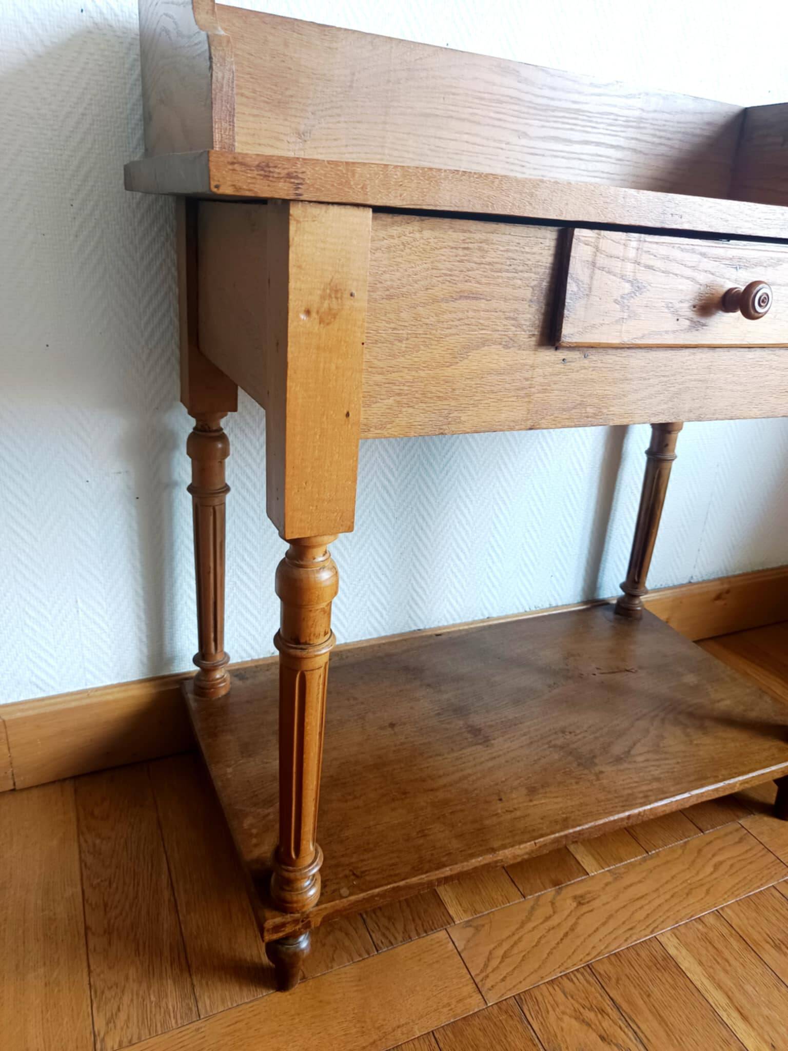 1940s wooden dressing table
