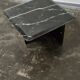 Vintage Black marbel side tabel