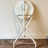 TUBECON tripod folding stool in white metal