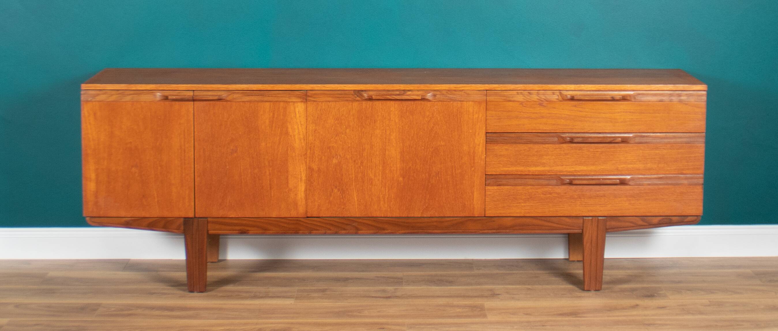 Retro Teak 1960s Beutility Midcentury Sideboard