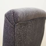 Grey armchair, Italian design, 1970s, production: Italy