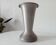 Vase ancien de cimetière en aluminium