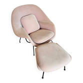 Knoll Womb Chair Relax Black Feet Daycron cushion Eva 125 velvet