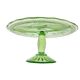 Cake bowl on stand from Ząbkowice Glassworks, 1970s