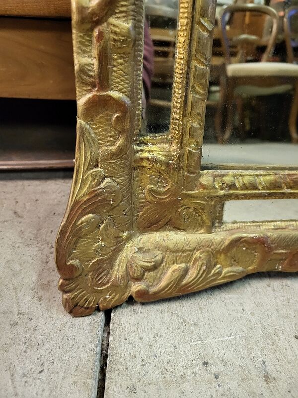 Wooden mirror dora parcloses of the XIXth n35