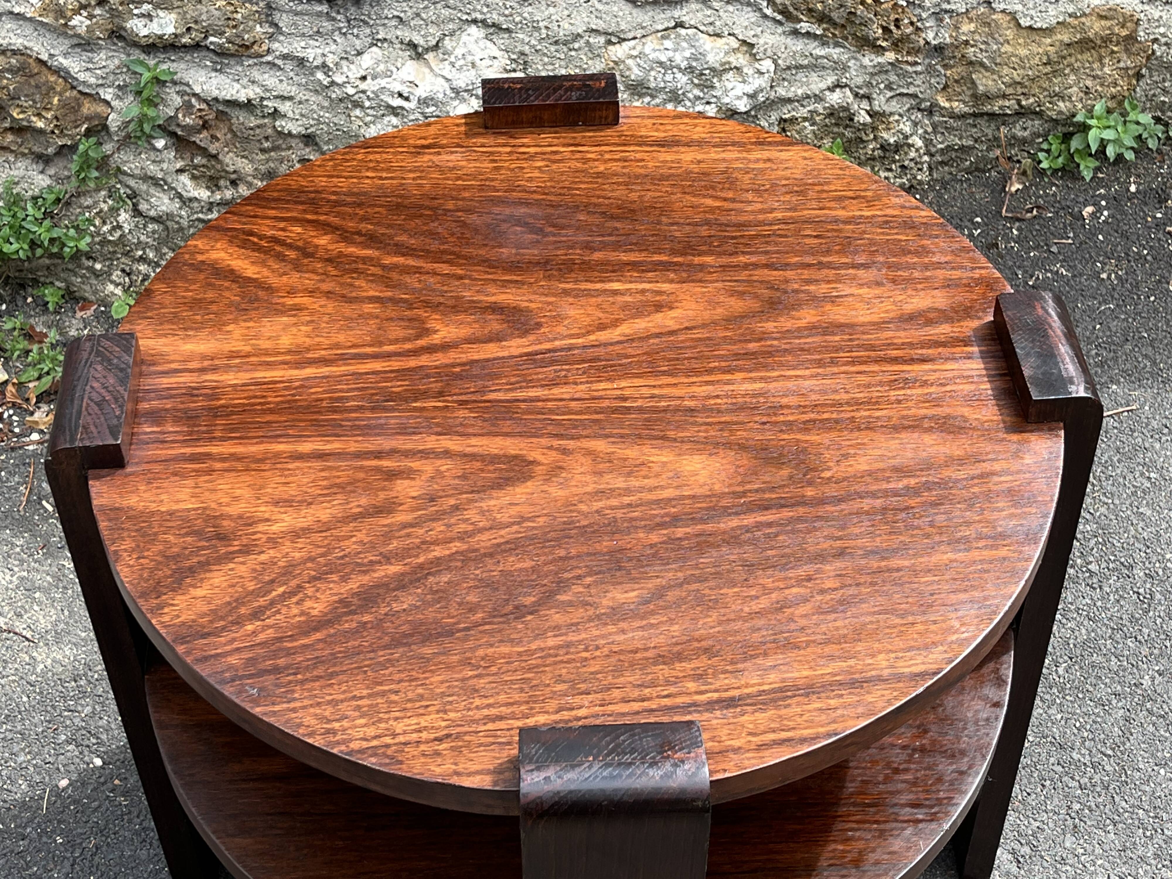 Modernist art deco pedestal table 1930