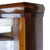 Antique display cabinet with adjustable shelves - Mahogany - Hand polished - 1920s