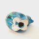 Cat statue, vintage, Aldo Londi for Bitossi, Rimini blue series