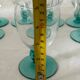 Lot of 8 vintage stemmed glasses