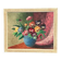 Original Swedish Oil on Canvas – “Pansies in Blue Vase” by G. Stränz