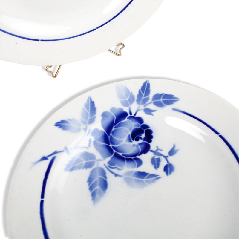 Pair of plates St Amand model rosine1932