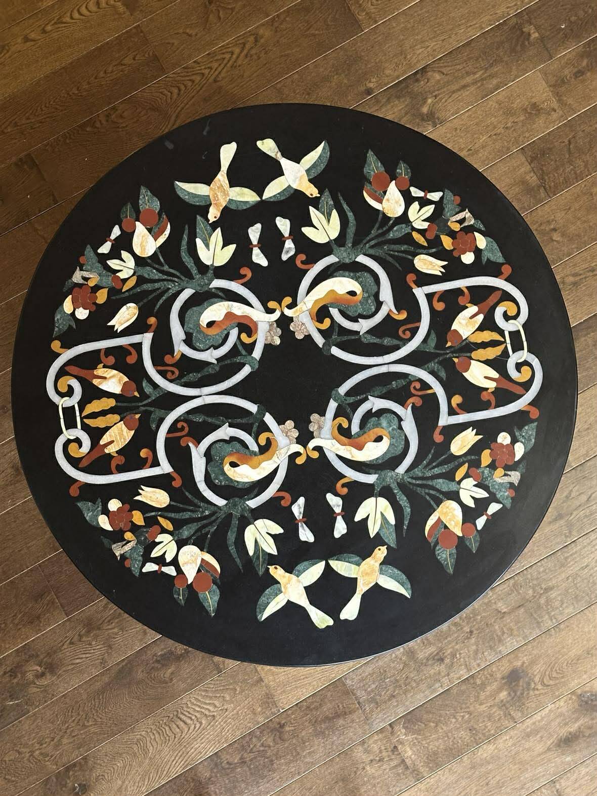 Marble Inlaid Coffee Table