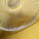 Vintage Clear Ribbed Glass Bowl / Stylish Heavy Platter by Veropa / 1970s