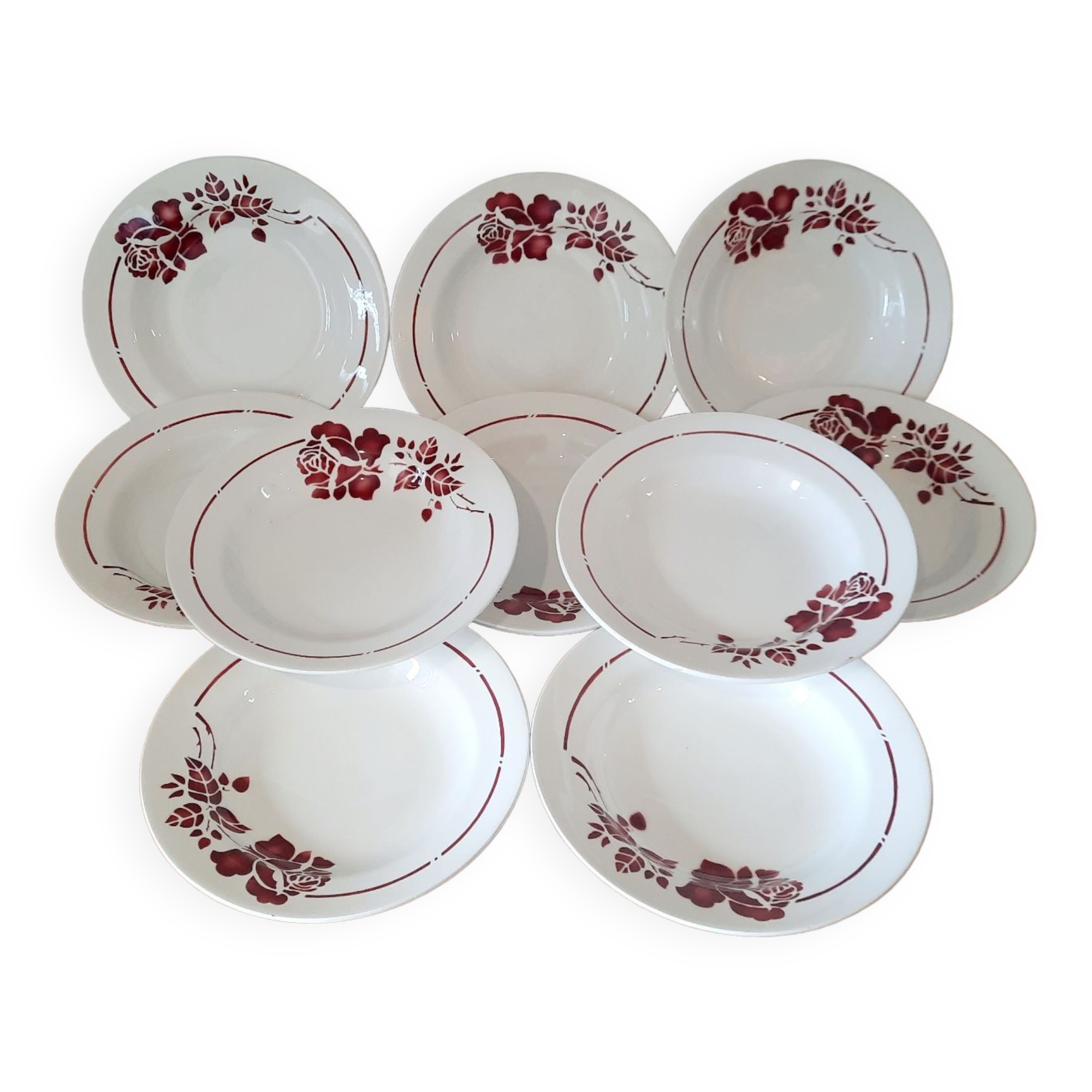 Hollow plates saint Amandoise