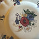 Lot de 4 assiettes fleuries