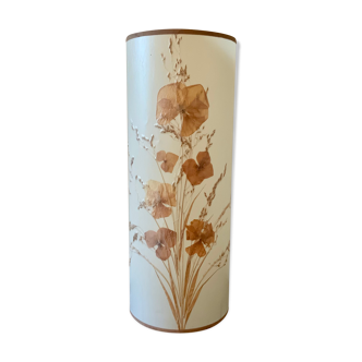 Vintage lamp dried flowers