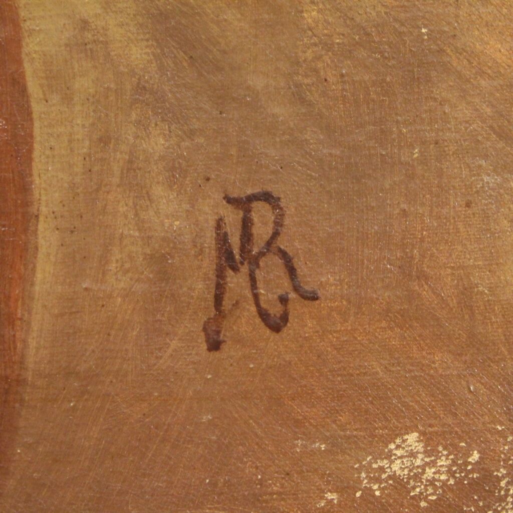 Painting signed still life from the 20th century