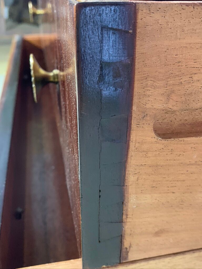 Showcase style empire mahogany