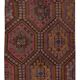 Vintage Turkish hallway rug 88x288 cm