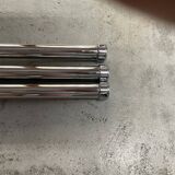 Wall-mounted towel rack chrome 3 arms