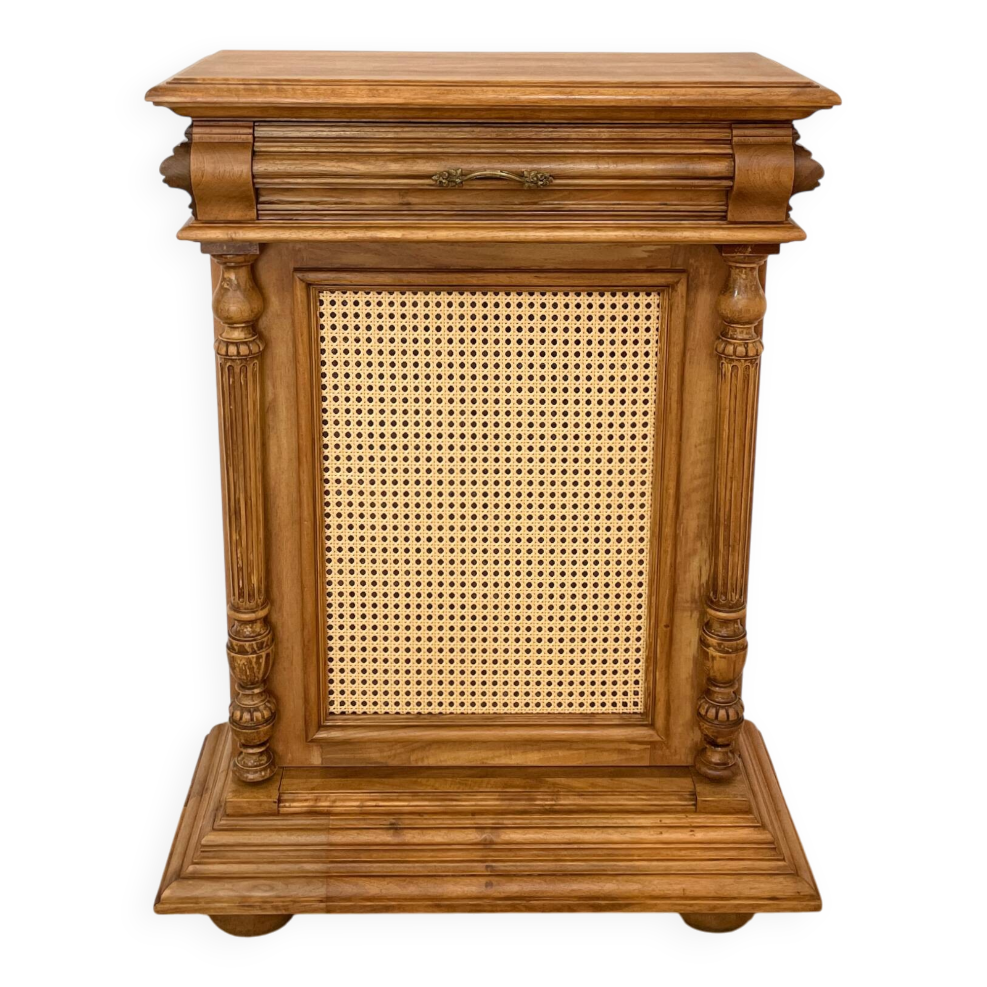 Napoleon III height walnut furniture - Double decoration