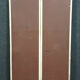 Rare store furniture triptych mirror of the 40s iron 140x160cm