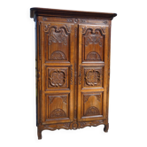 Solid oak wardrobe, Renaissance style