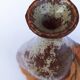 Organic stoneware vase-sculpture signed