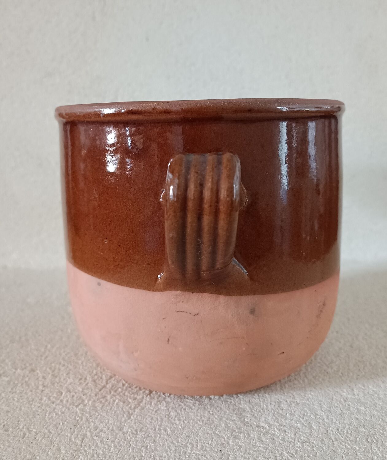 Terracotta pot cover Made in France