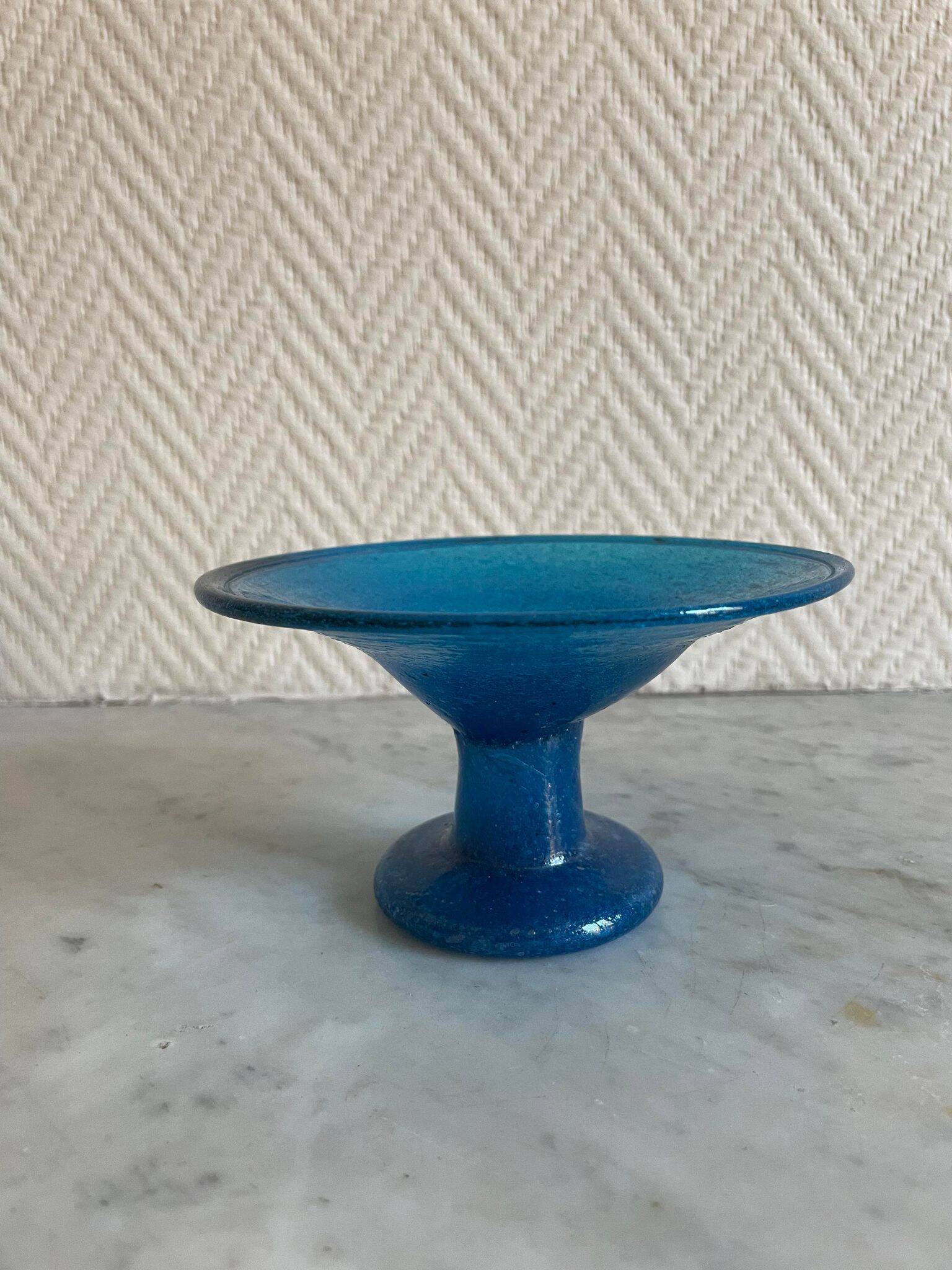 Biot blue bowl