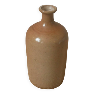 Vintage stoneware vase handmade pottery ceramic soliflore slow Scandinavian country decoration