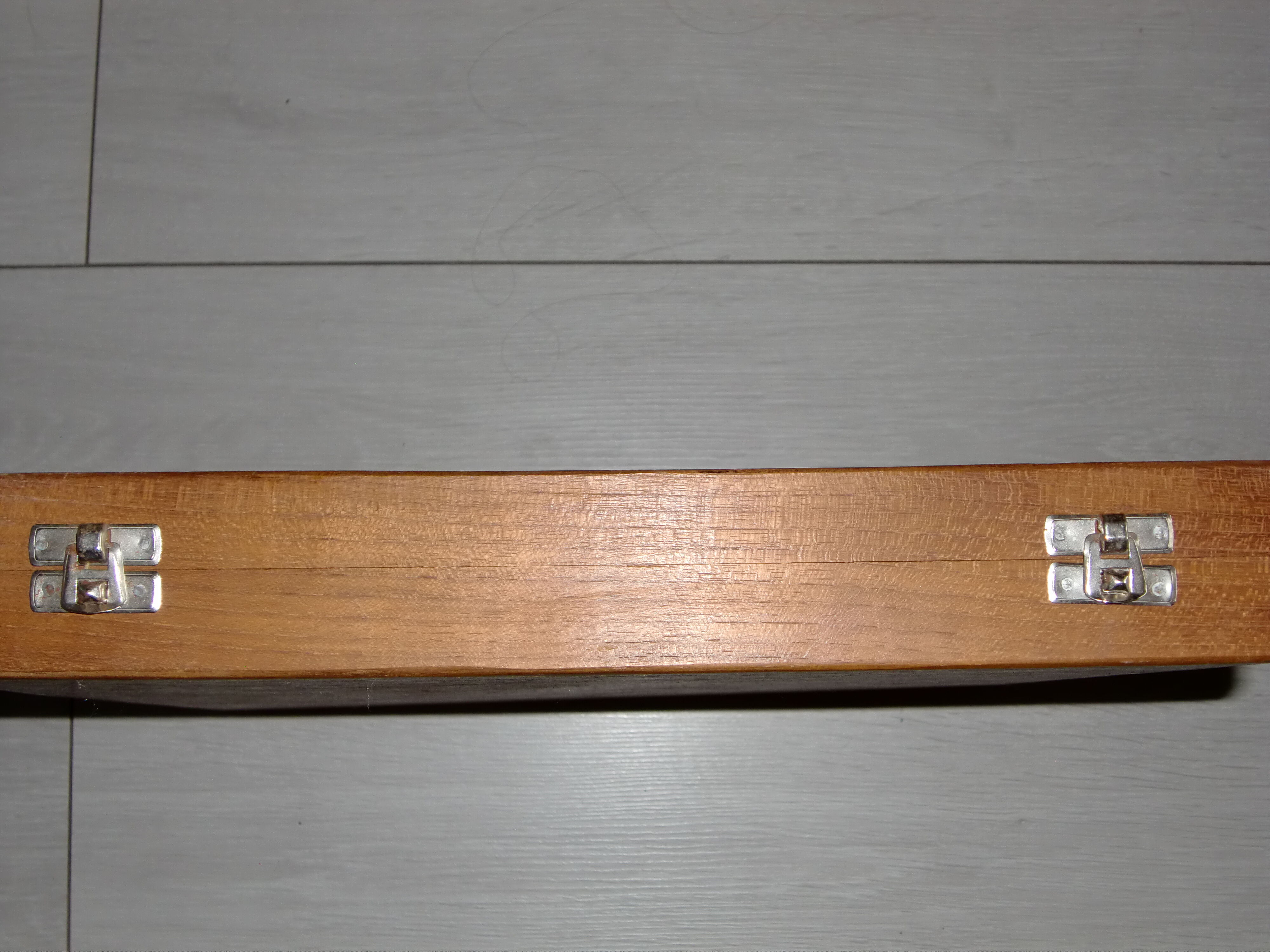 Large two-tone onyx chess box