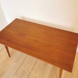 Mid-Century Modern Wooden Coffee Table: 1970s Vintage Lounge Decor